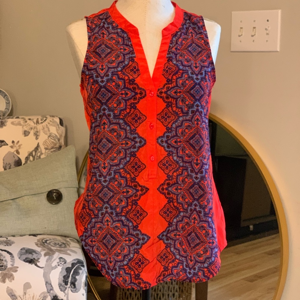 printed blouse